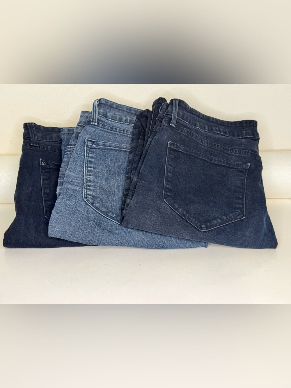 NYDJ Bootcut Jeans Lot Size 14 | 3 Pairs (2 Black, 1 Blue) Lift Tuck